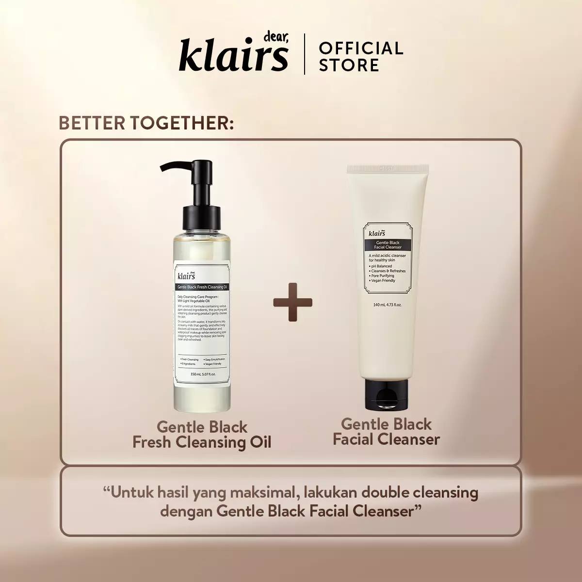 Dear Klairs Gentle Black Fresh Cleansing Oil 150ml