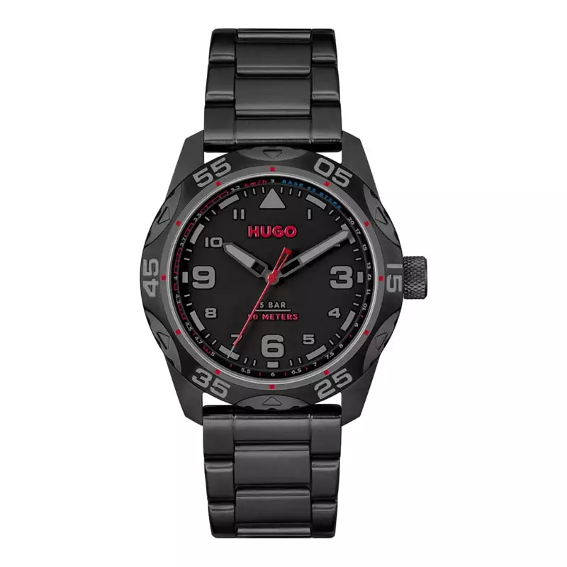 Jual Hugo Boss Jam Tangan Pria Hugo Boss Trek 1530333 Men Black Dial ...