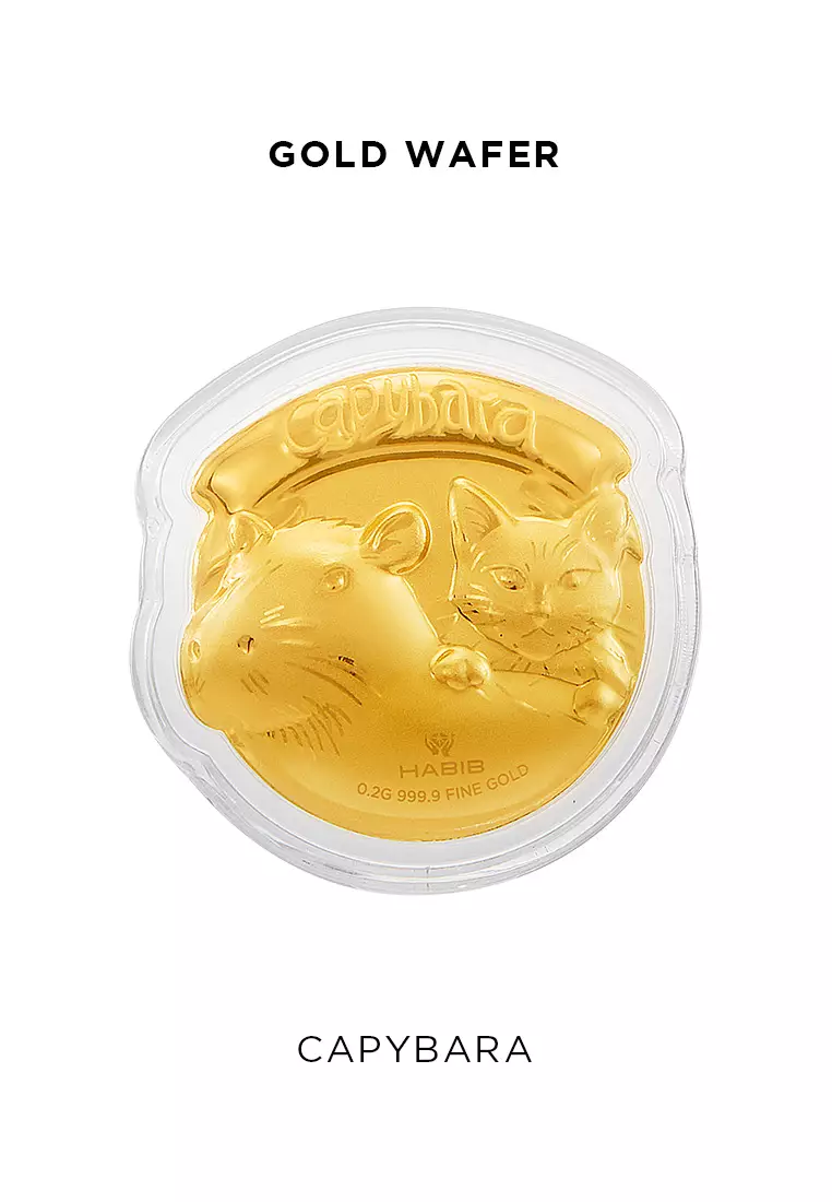 HABIB x Zoo Negara Collection (Capybara) | 999.9 Gold Wafer (0.20g)