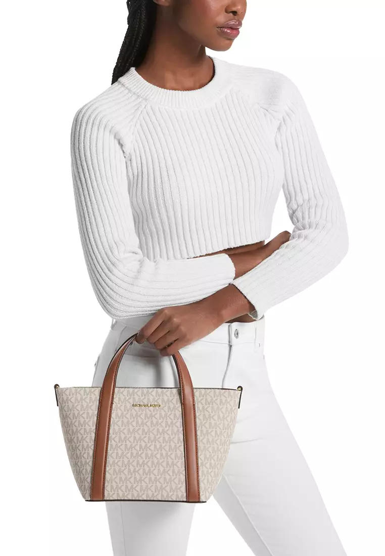 Michael kors whitney small logo tote shop