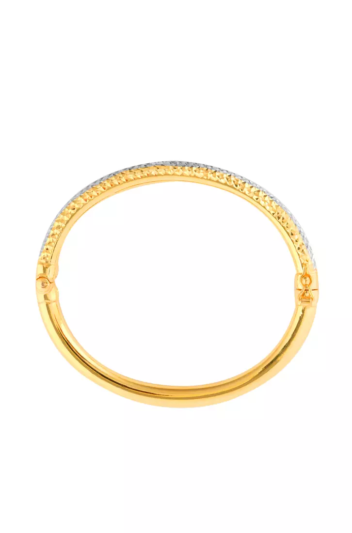 TOMEI TOMEI Pizzaz with Timeless Elegance Bangle Yellow