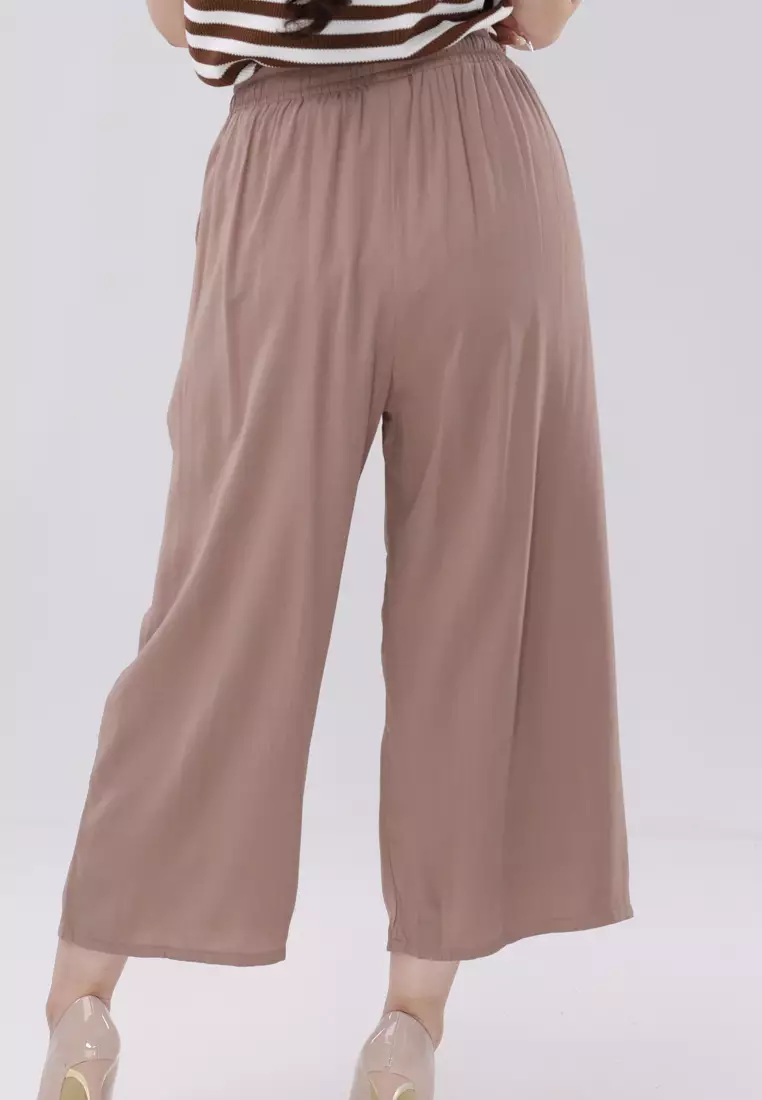 Soft Linen Cullotes Pants