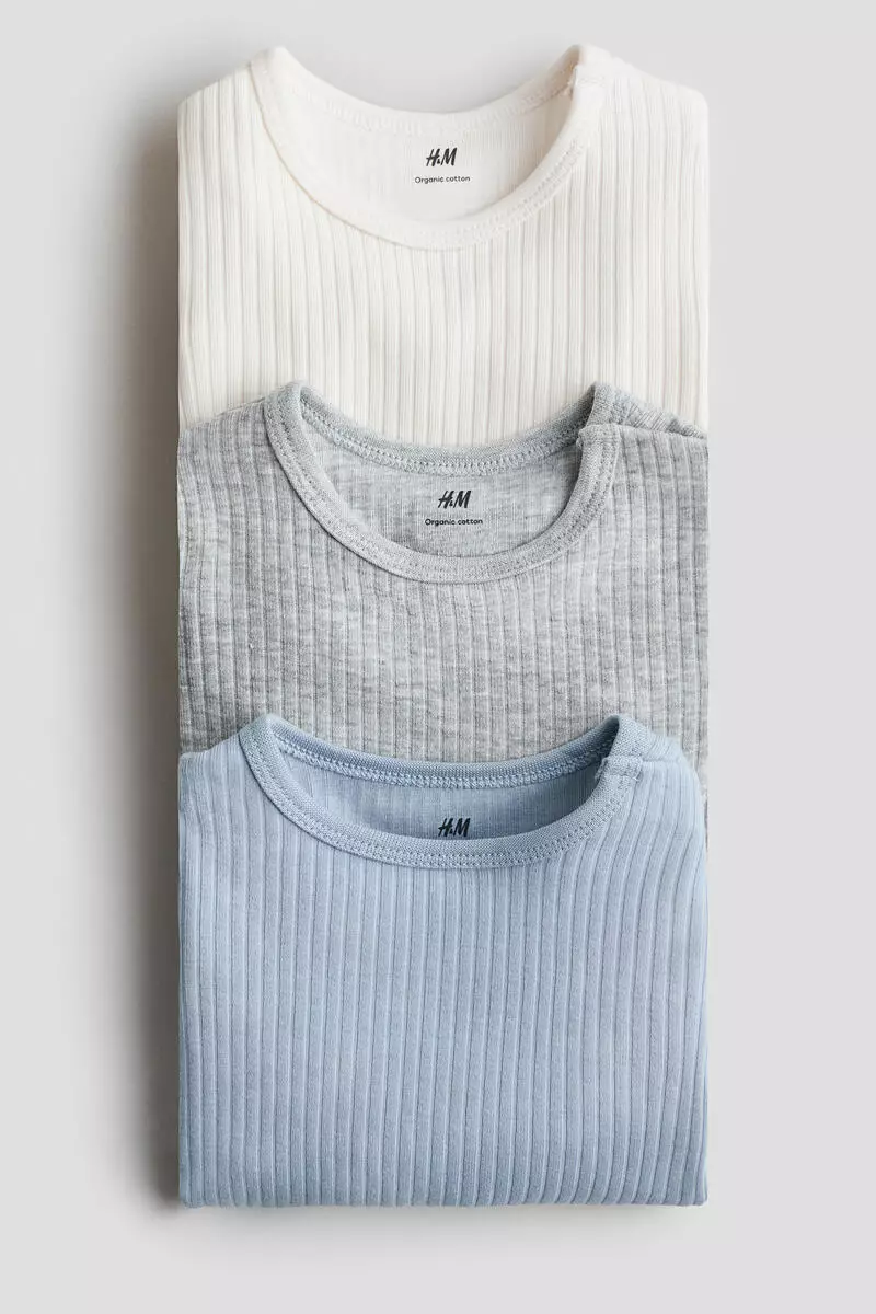 3-pack ribbed bodysuits