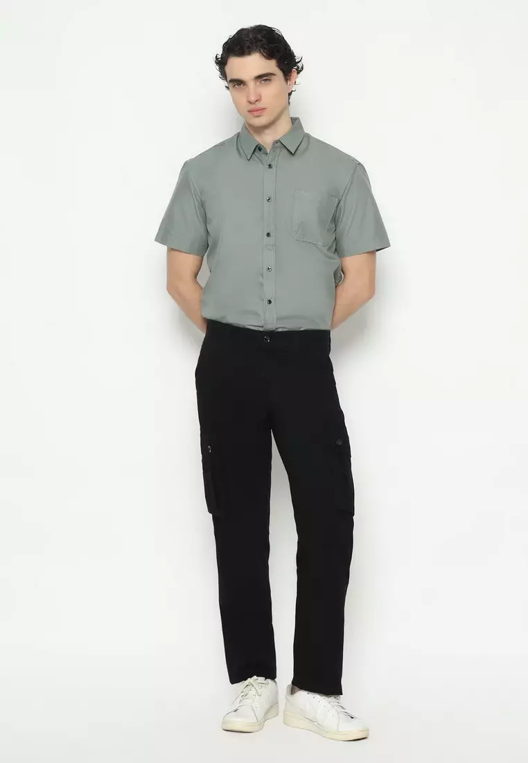 RBJ Celana Cargo Panjang Regular Fit Cotton Premium Pria