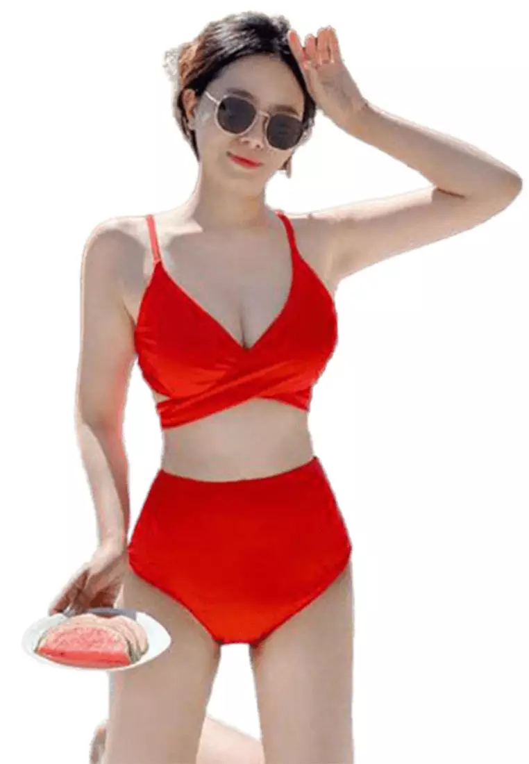 LYCKA LNM5027 Korean Lady Bikini Swimwear Black 2024, Buy LYCKA Online