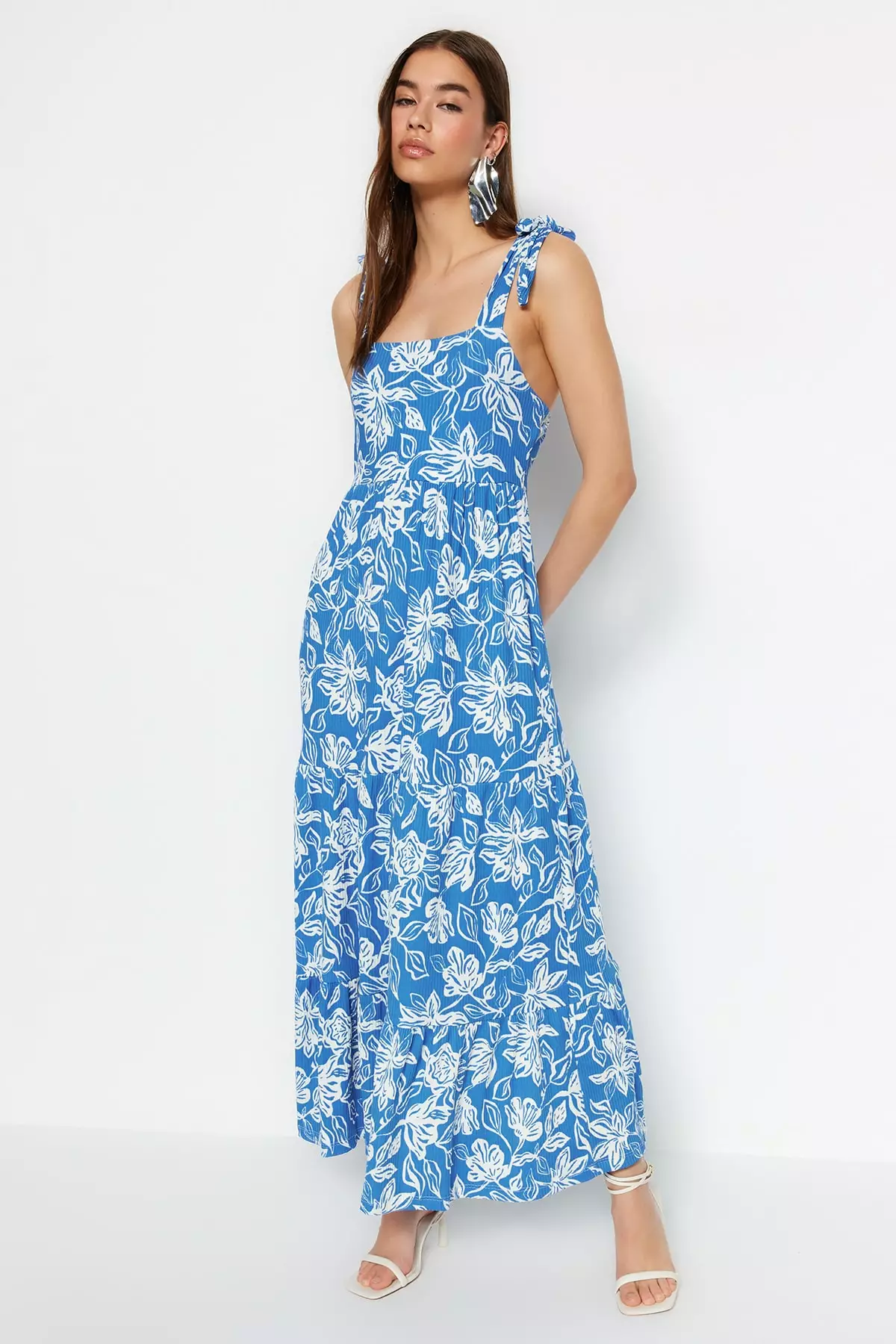 Buy Trendyol Floral Patterned Maxi Dress 2024 Online ZALORA