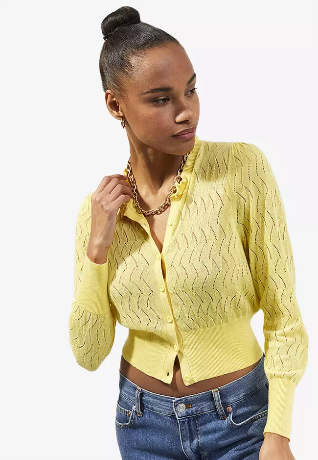 French connection yellow sweater 2025
