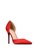 Twenty Eight Shoes red 8CM Silk Fabrics Hollow High Heel Shoes LJX06-c 619ECSH7DADE54GS_2