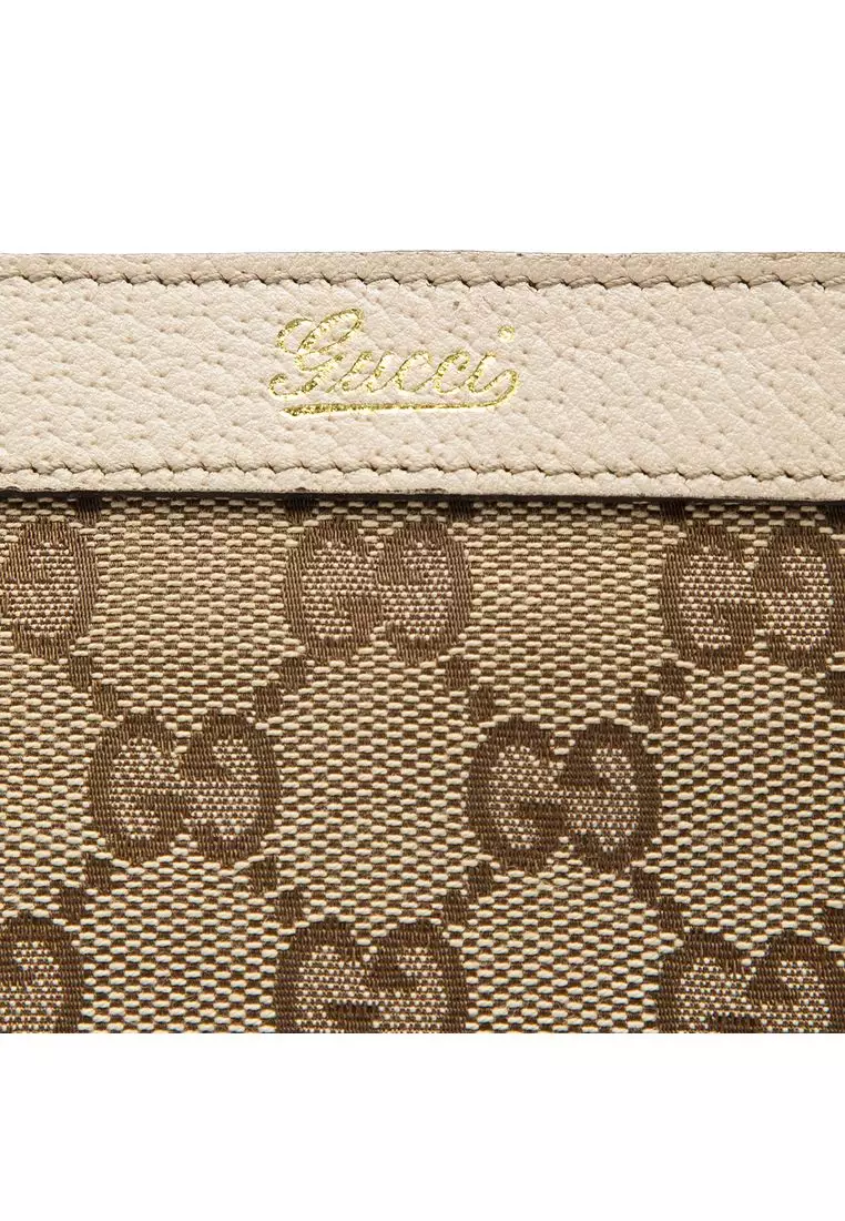 Pre-Loved Gucci Gg Canvas Abbey D Ring Tote