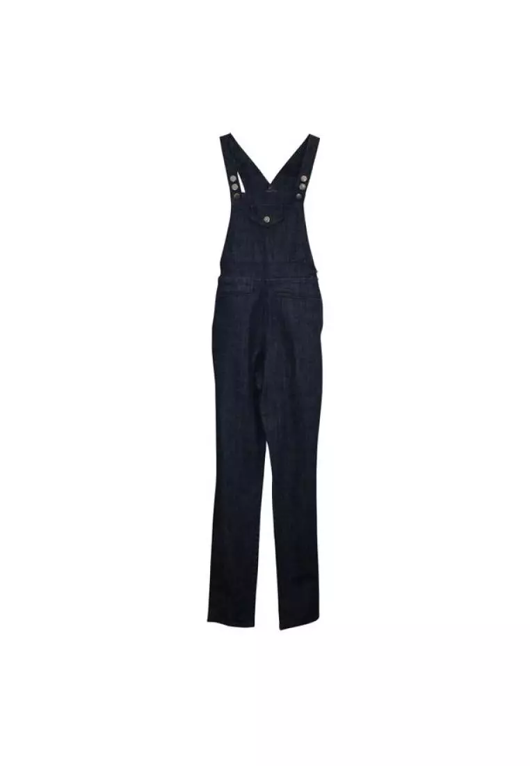 Girls black clearance denim dungarees