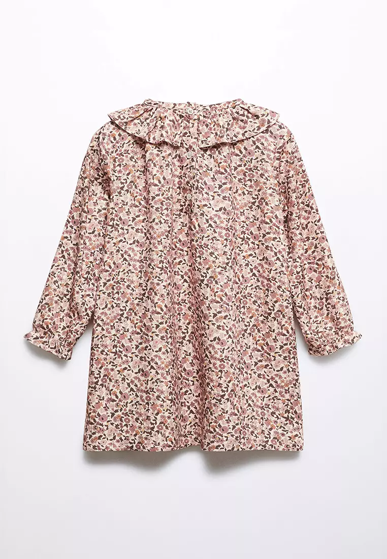 Mango pink leopard print dress clearance