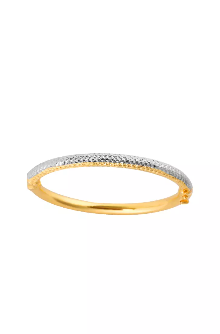 TOMEI TOMEI Pizzaz with Timeless Elegance Bangle Yellow Gold 916