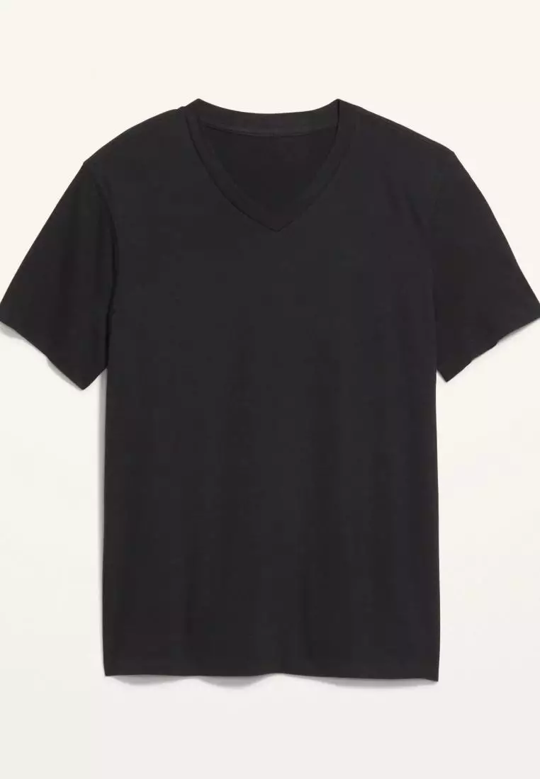 Soft-Washed V-Neck T-Shirt for Men