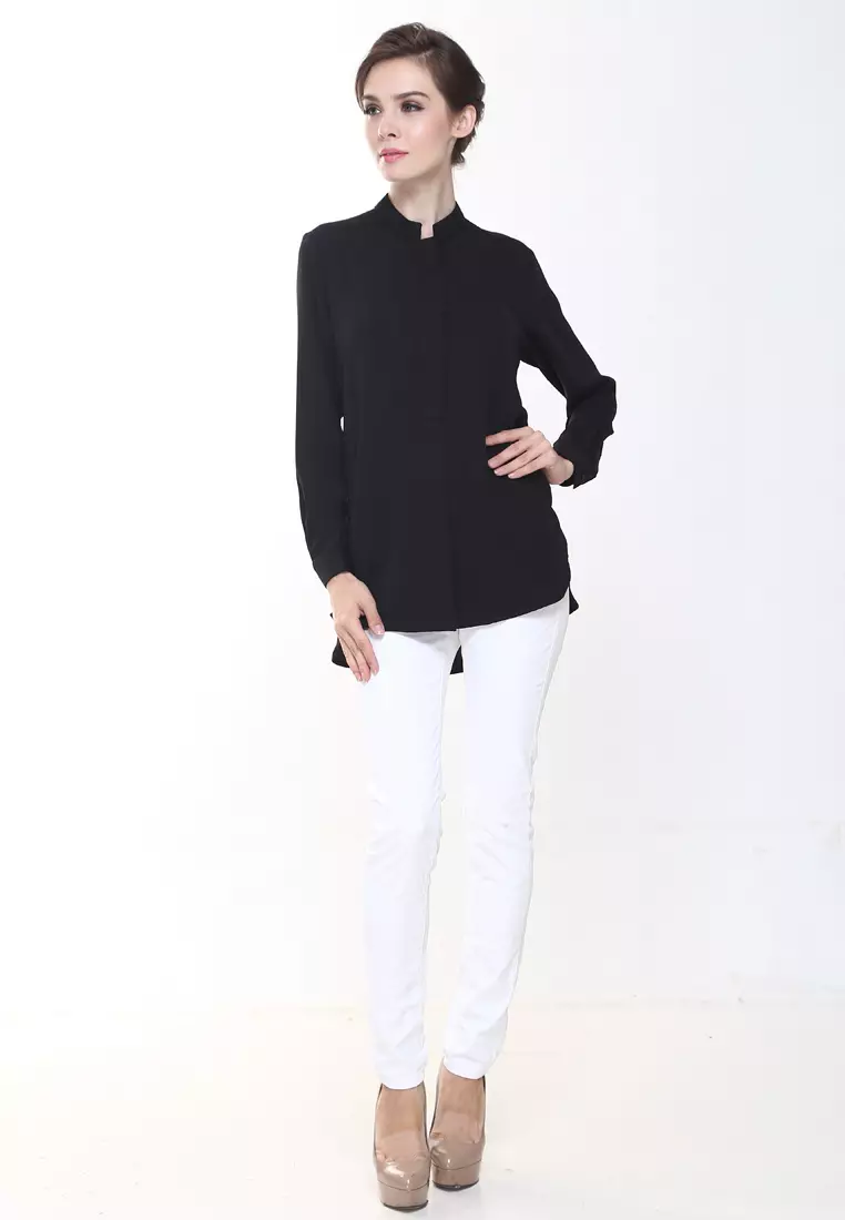 Eva Suit Top in Black