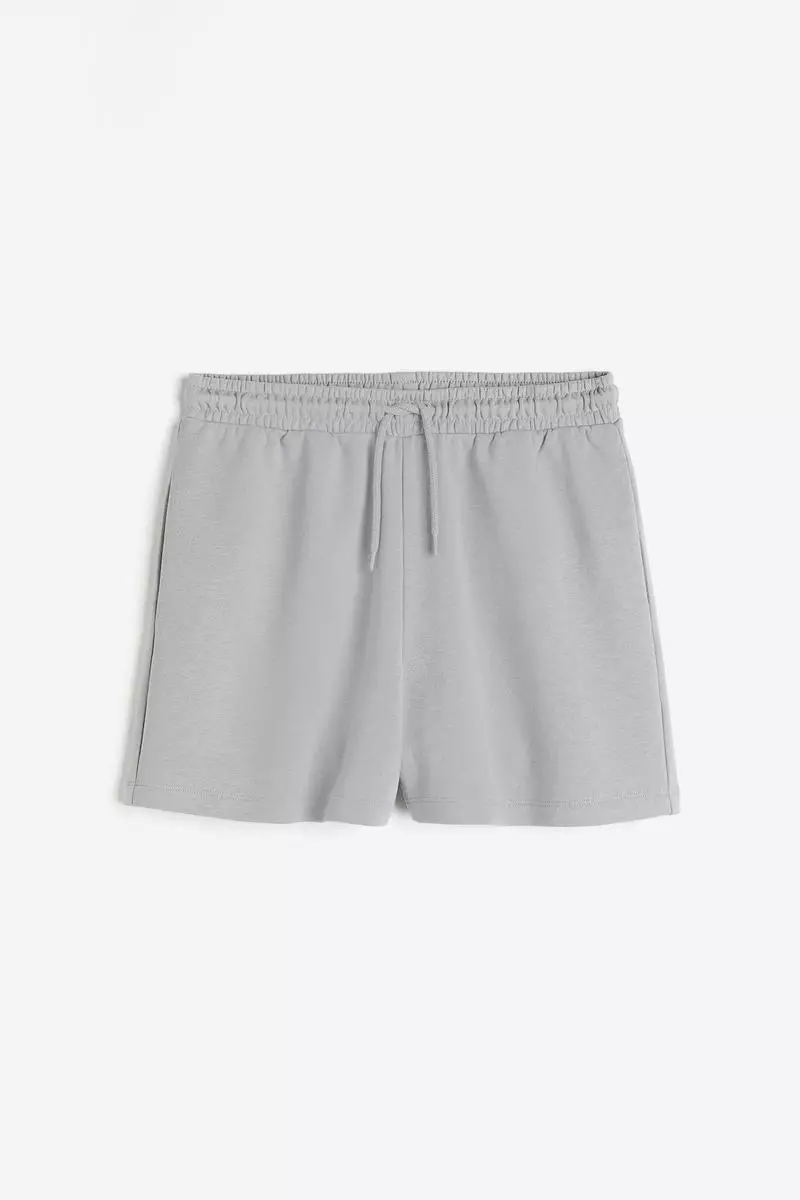 H&m grey sweat shorts discount