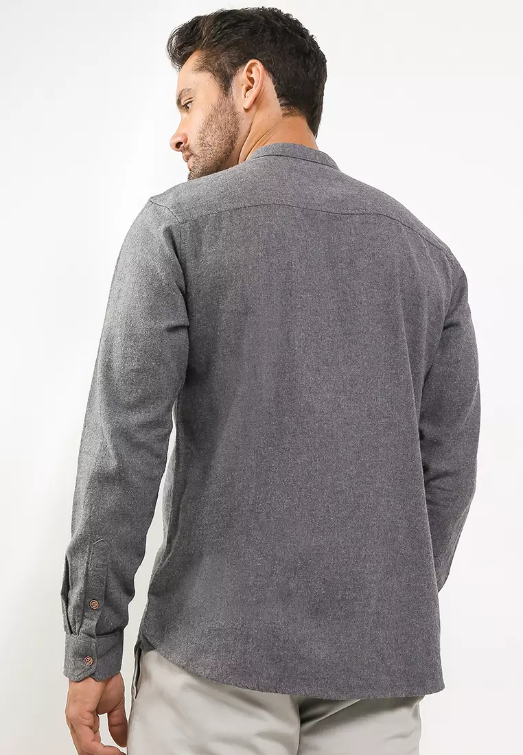 Cressida Mandarin Collar Shirt L171A