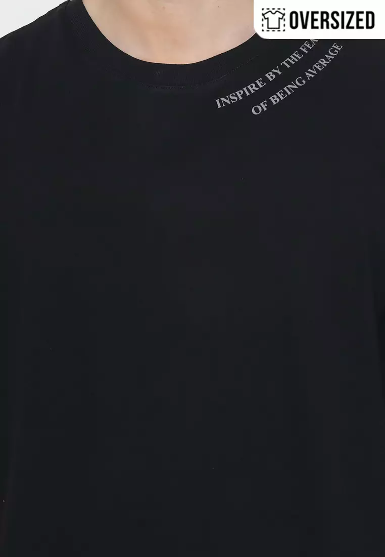 NX T-Shirt Cotton Combed Tebal Oversized Pria 2079370421