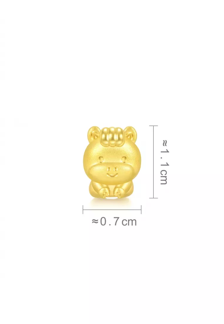 Charme 999 24K Gold Chinese Zodiac Horse Charm 93697C (Bracelet not included)