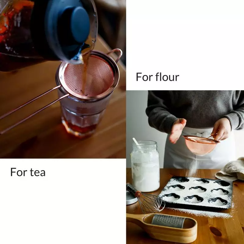 Buy DILAS HOME Metallic Flour Sifter (Rose Gold) 2024 Online ZALORA