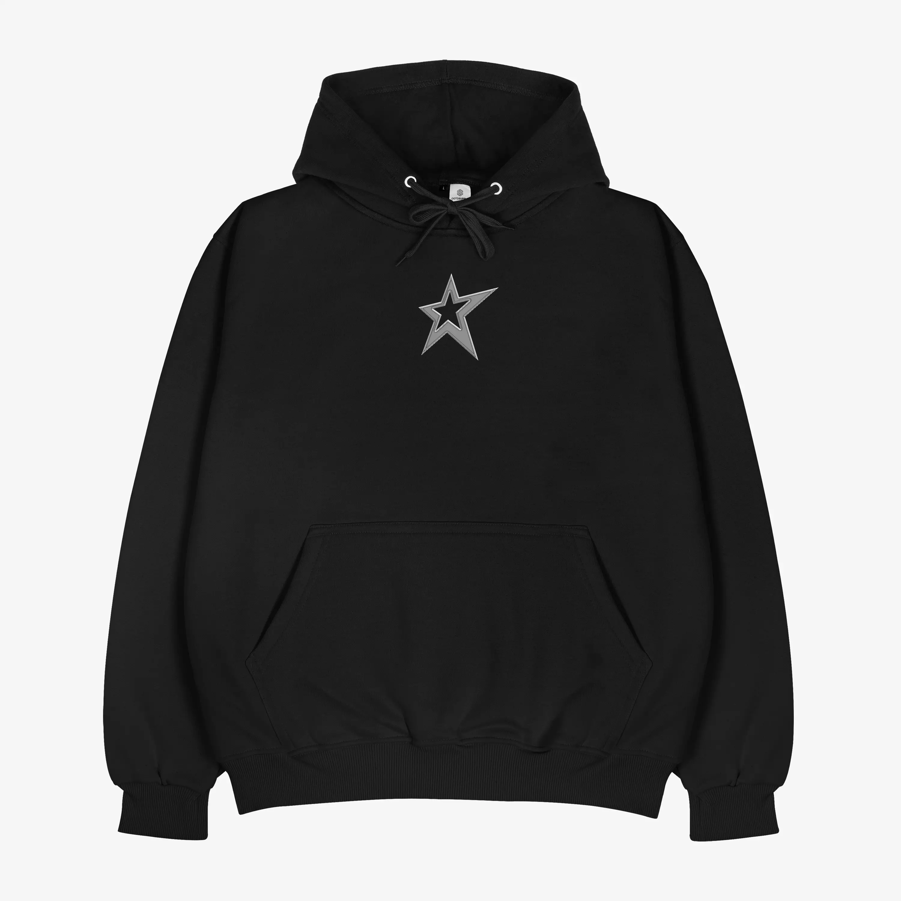 OOTDSUPPLY - Pullover Hoodie Alpha Star Benhur & Black | Pria & Wanita HD068