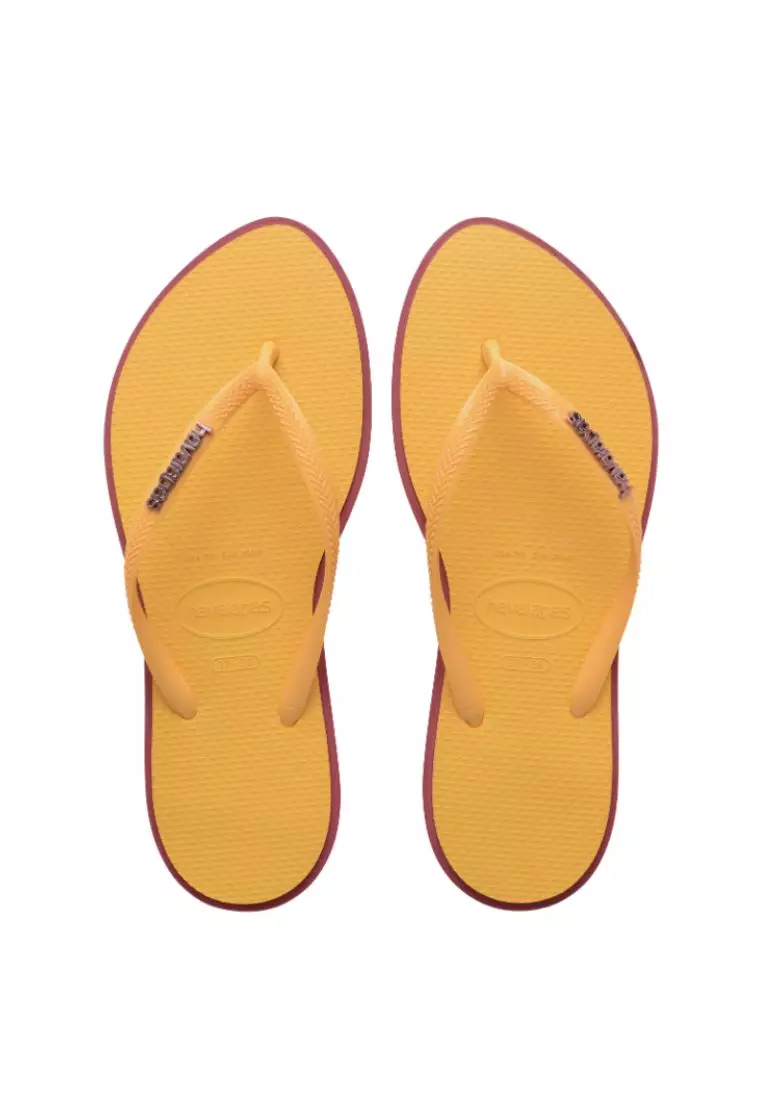 Women Slim Point - Caja Yellow Sandals