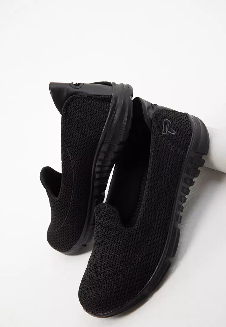 Black-Black Women's Sneakers 18113