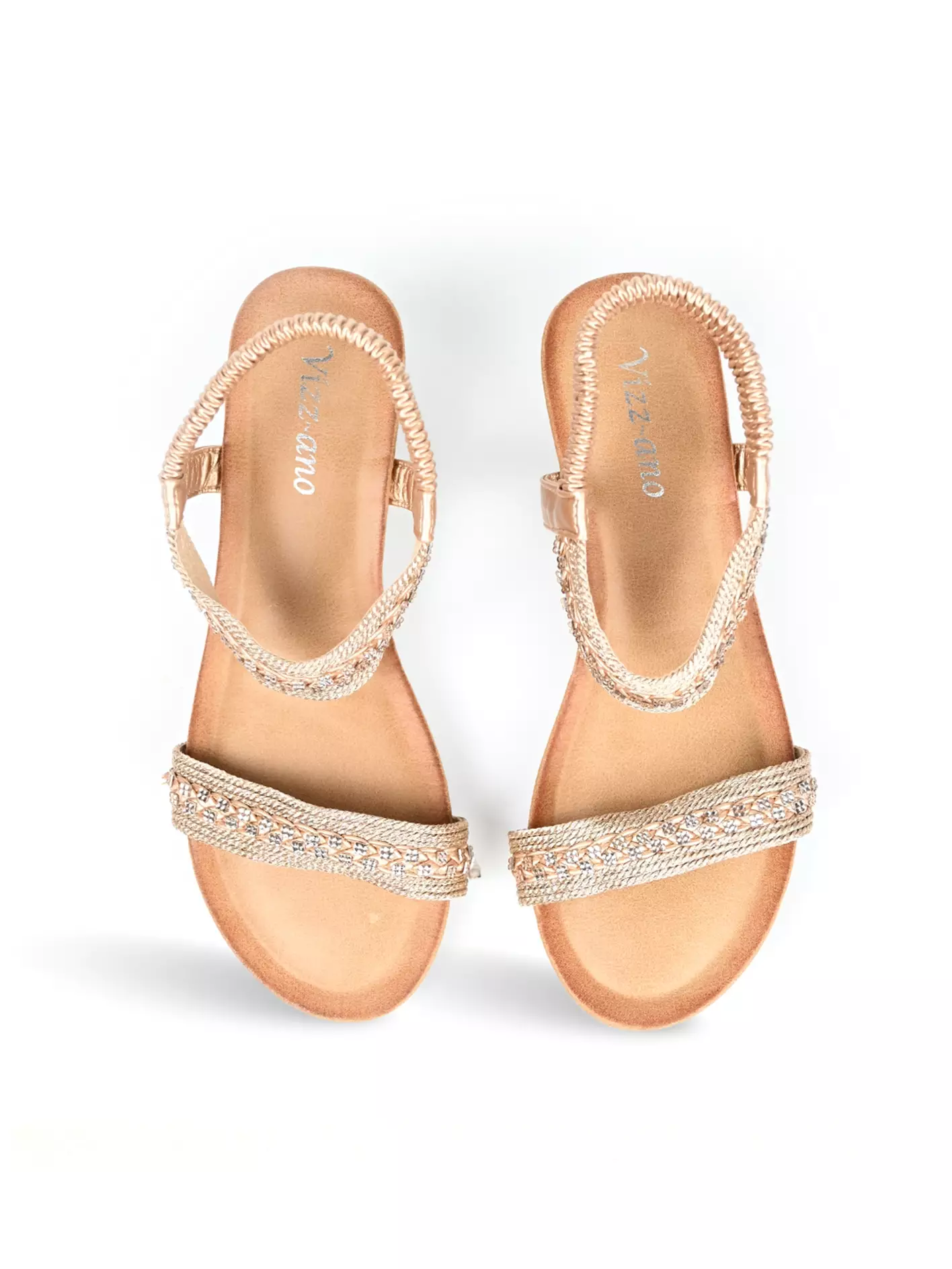 Vizzano Shoes Sepatu Sandal Wedges Slip On Wanita Cantik Design Vivi