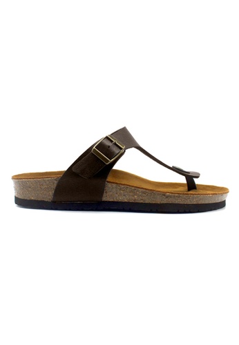 SoleSimple brown Berlin - Dark Brown Leather Sandals & Flip Flops 7D7C2SH73A6257GS_1