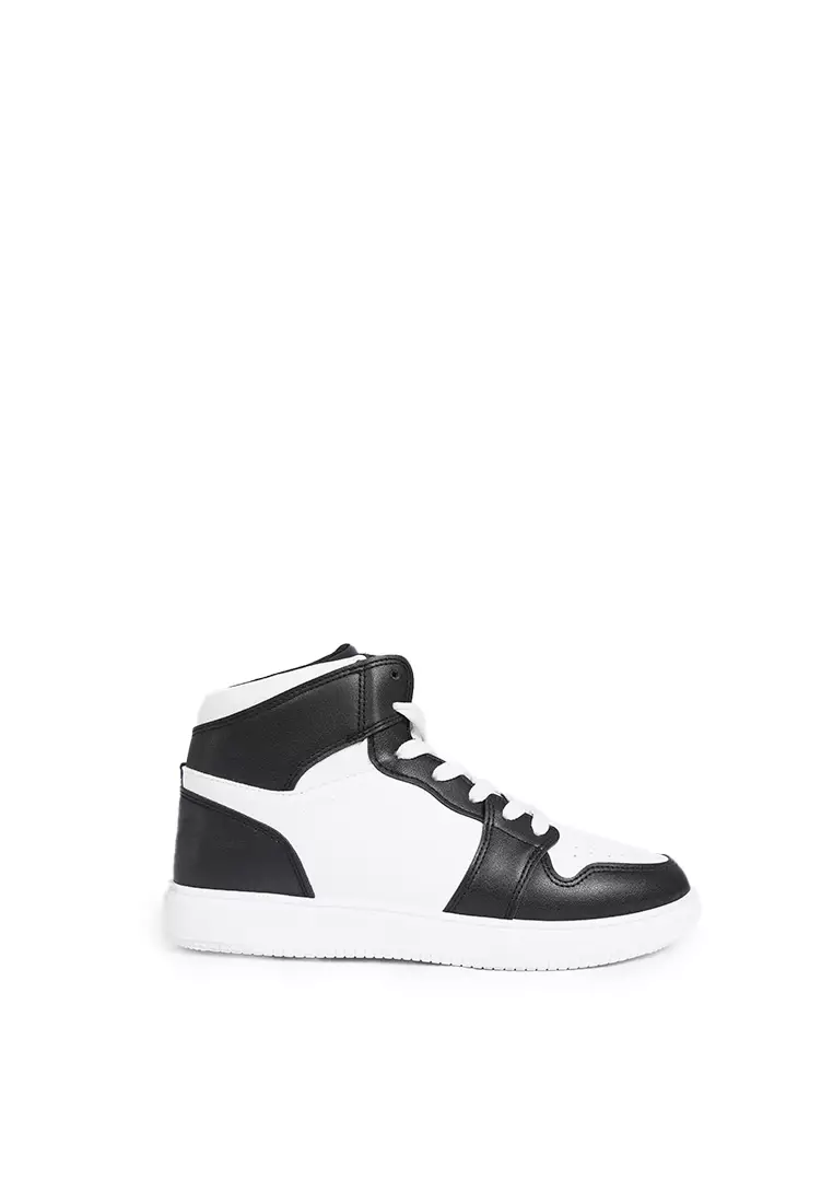Jual COLORBOX Black High Top Sneakers Original 2025 ZALORA
