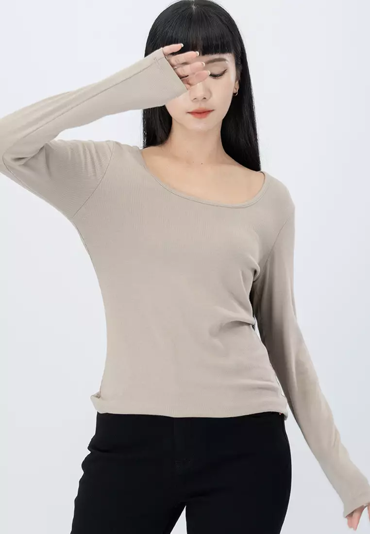Cotton Long Sleeve Top
