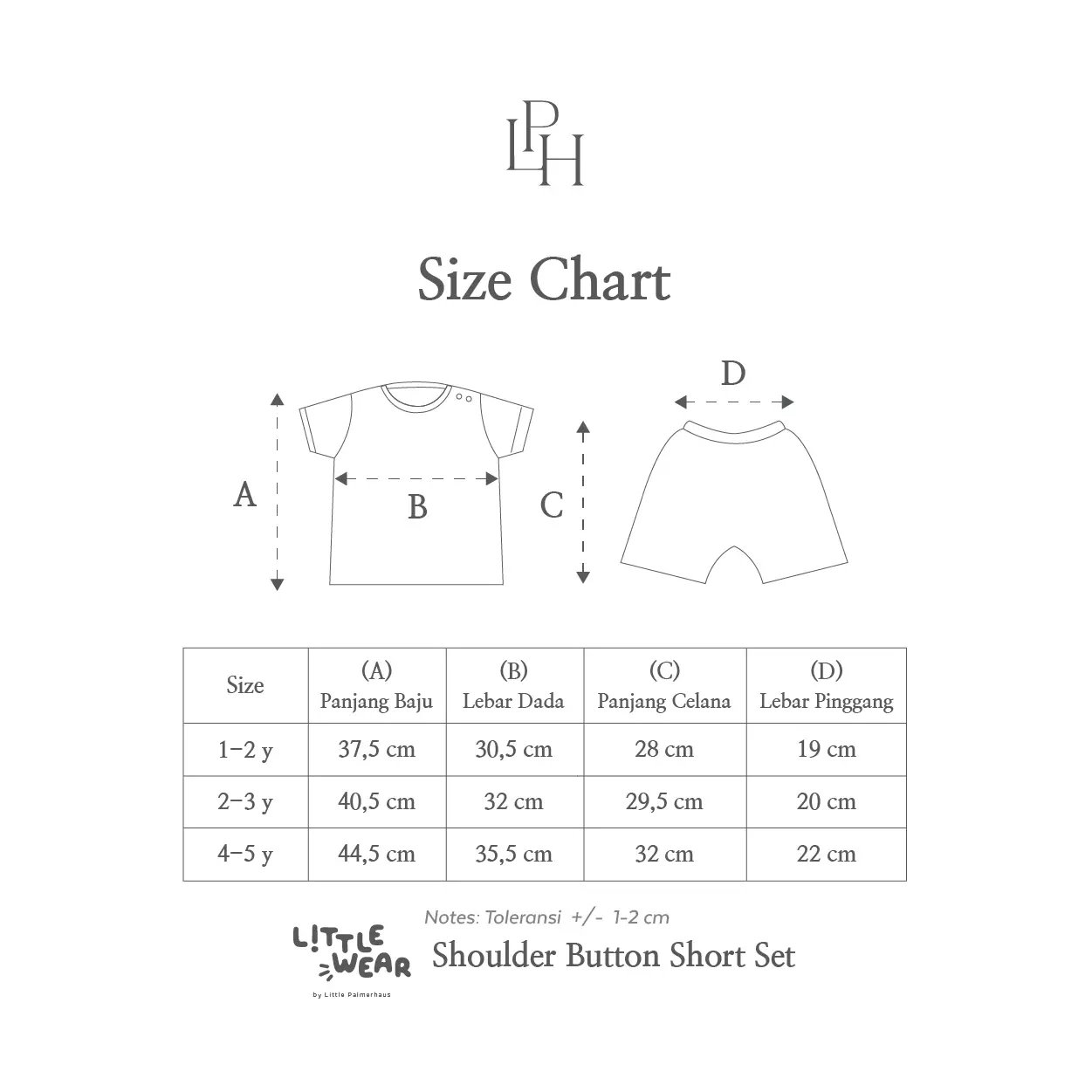 Little Palmerhaus - Little Wear Shoulder Button Short Set 37.0 (Setelan bayi lengan pendek) Soccer Bear