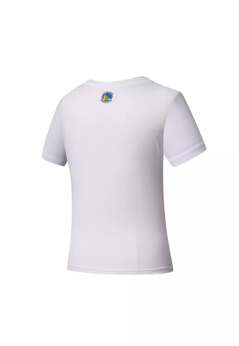 Team Logo Print Golden State Warriors Regular Fit Womens T-Shirt