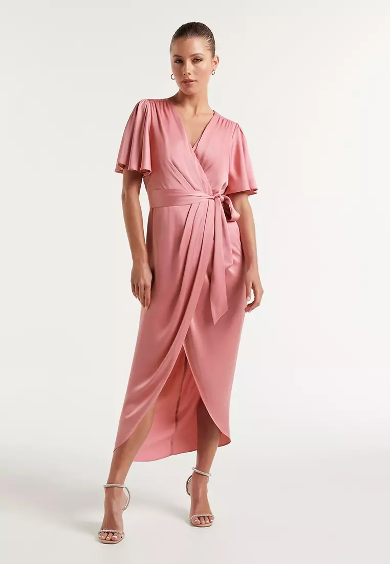 Buy Ever New Carolina Satin Midi Dress 2024 Online | ZALORA Philippines