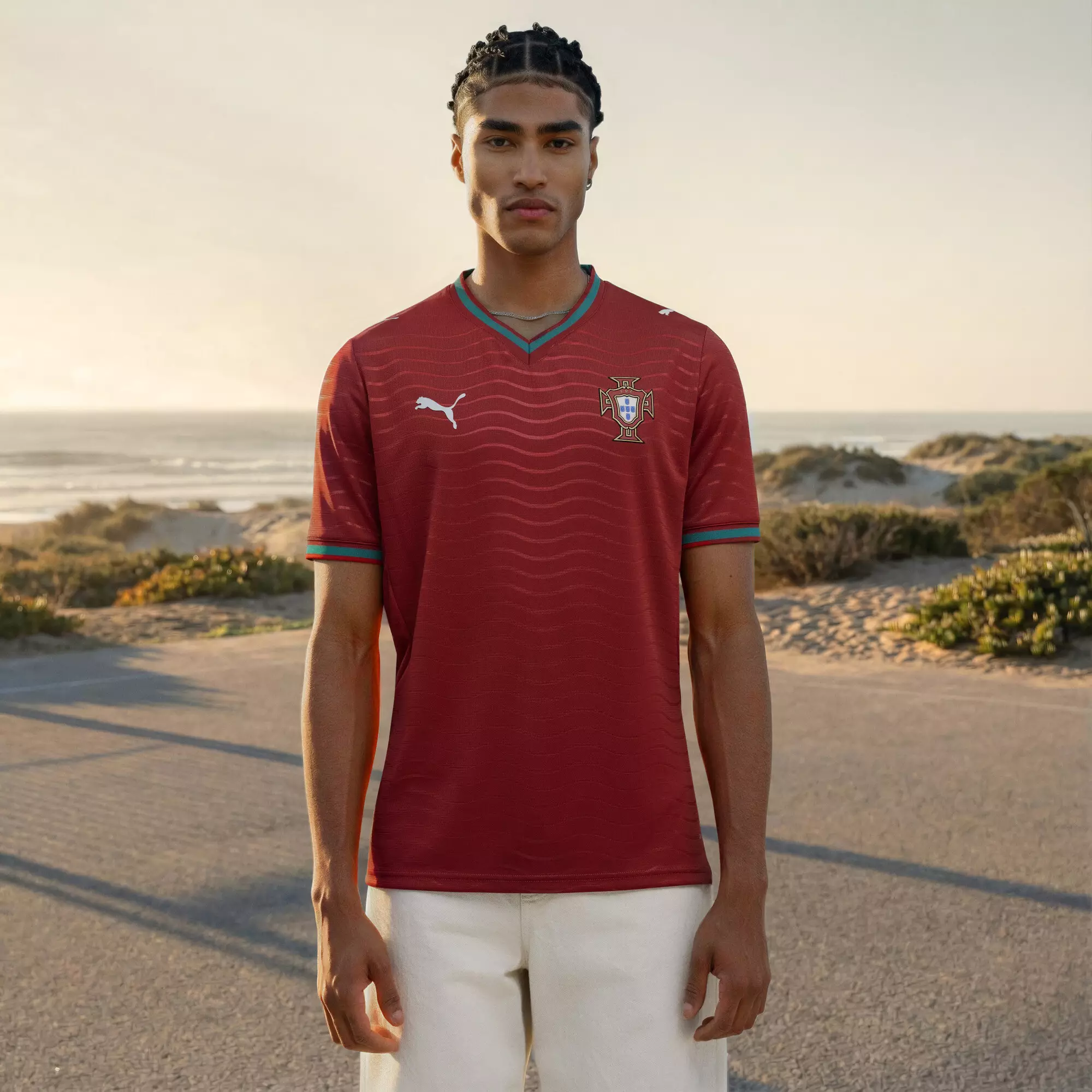 PUMA Portugal Home Men's Soccer Jersey