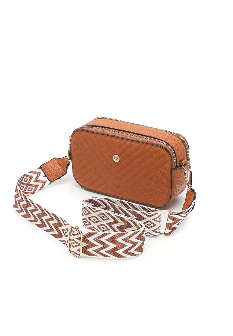 Women's Sling Bag / Crossbody Bag - Brown