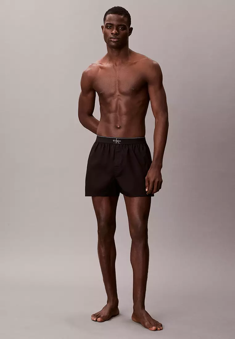 Cotton Monogram Slim Boxers - Calvin Klein Underwear