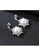 SUNRAIS silver Premium colored stone silver snowflake earrings E118FACE971BD5GS_3