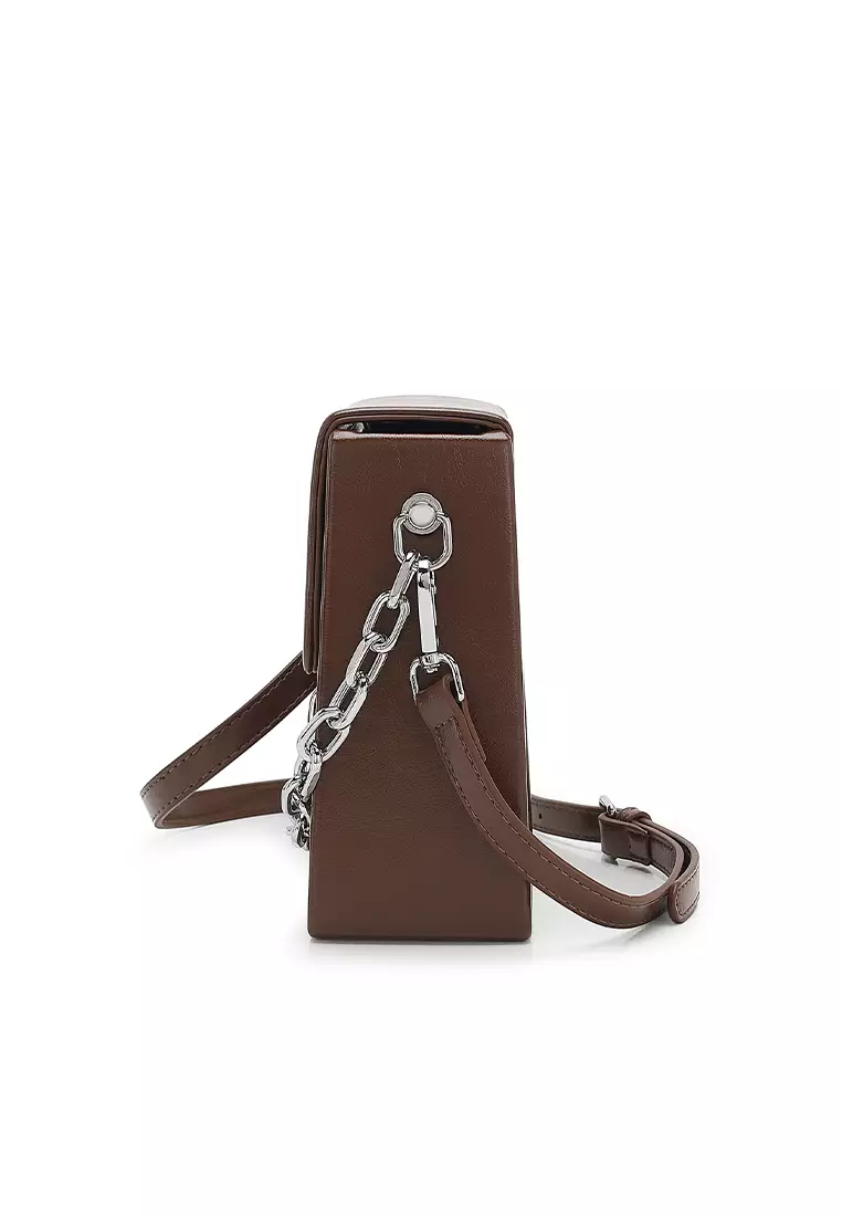 Women's Sling Bag / Crossbody Bag / Shoulder Bag - Dark Brown