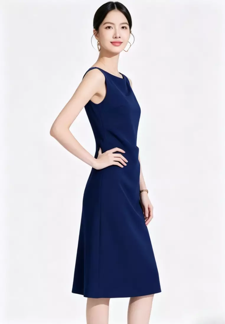 Sleeveless Ruched Dress CA26041021NV