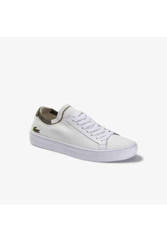 Lacoste white Men's La Piquée color-block Textile Sneakers F676ESH520FDF5GS_1