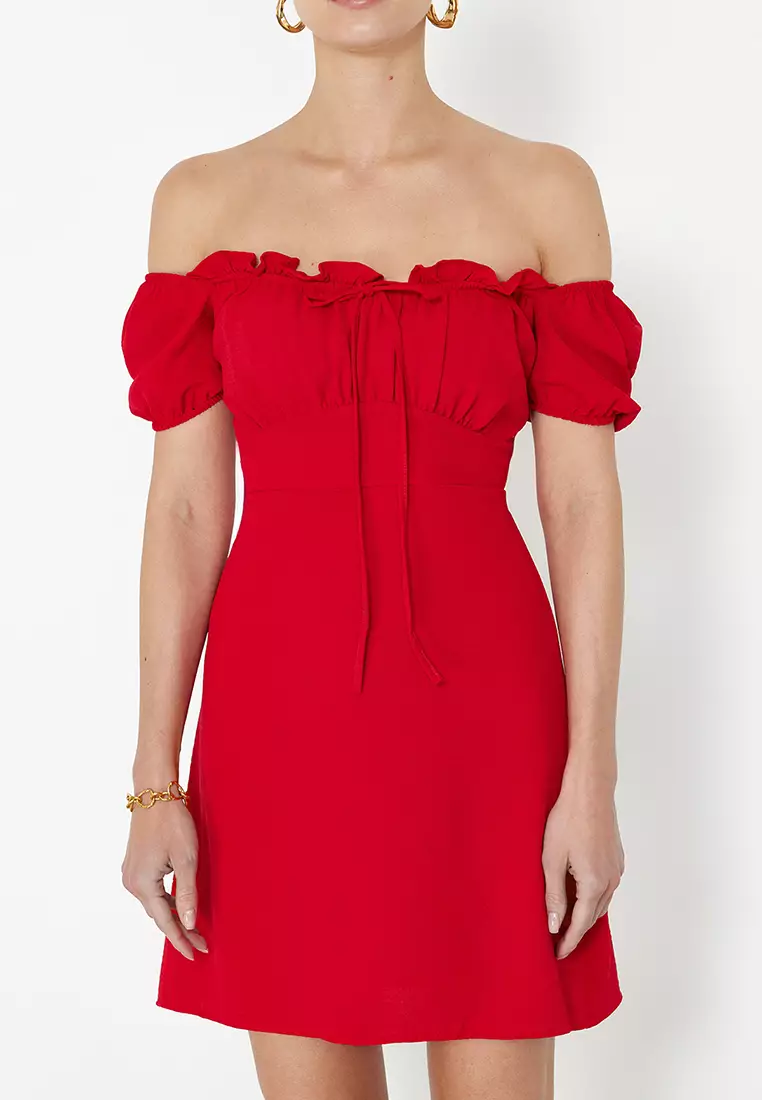 Off Shoulder Mini Dress