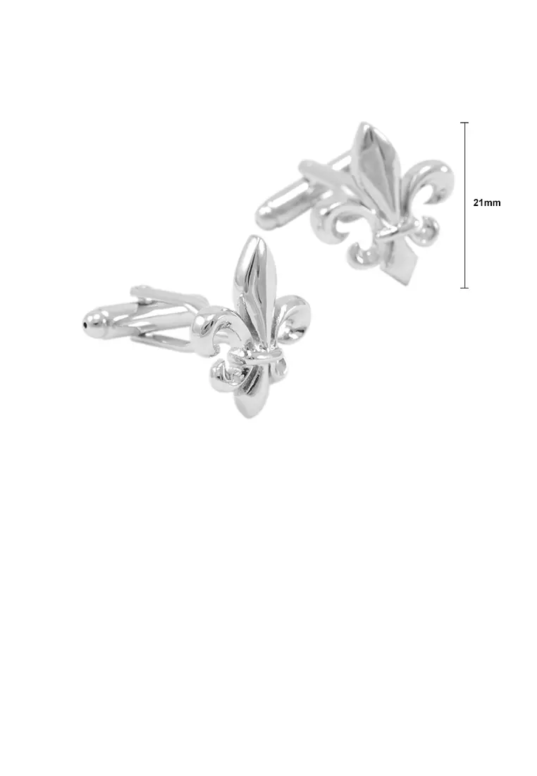 Lily Sterling Silver Cufflinks - Saint Louis Silver