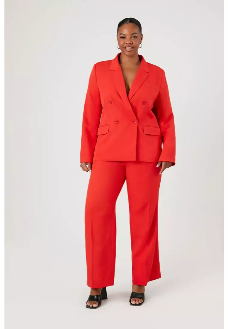 Plus size blazer new arrivals and pants