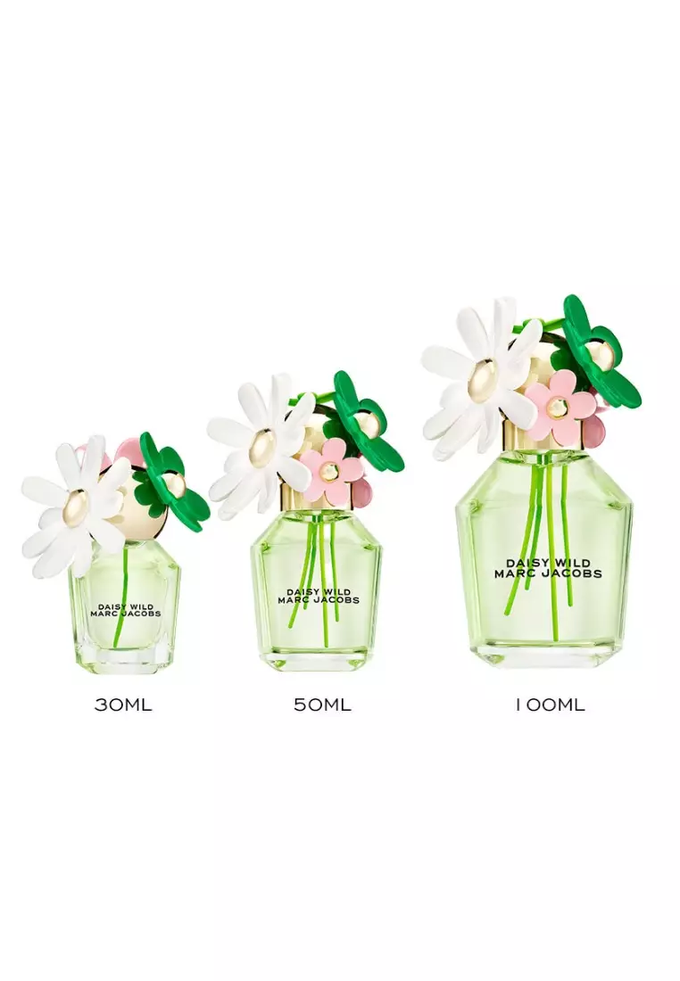 Daisy Wild Eau De Parfum 100ml - Banana Blossom, Jasmine, Vetiver | Fruity Floral Perfume