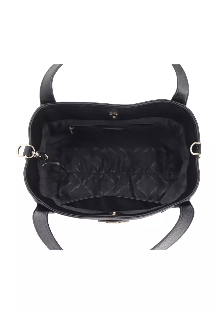 Hush Puppies Women's Bag Bod Satchel (L) in Black