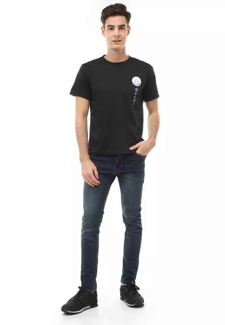 Jack T-Shirt Atasan Kasual Kaos Pria Lengan Pendek SImple Design Material Cotton ORIGINAL