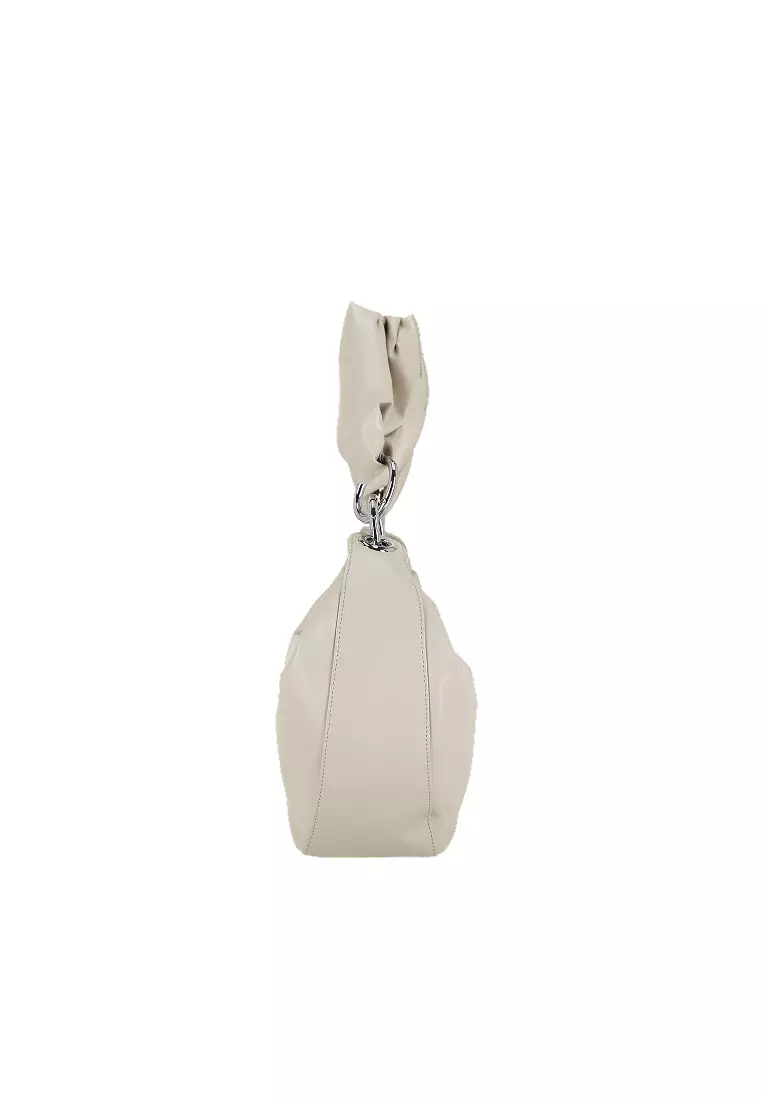 ARROW Vegan Leather Crossbody Bag Oatmeal