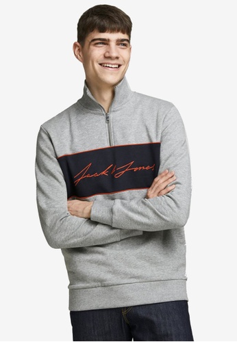 Buy Jack Jones Hikari Half Zip Sweater Online Zalora Malaysia