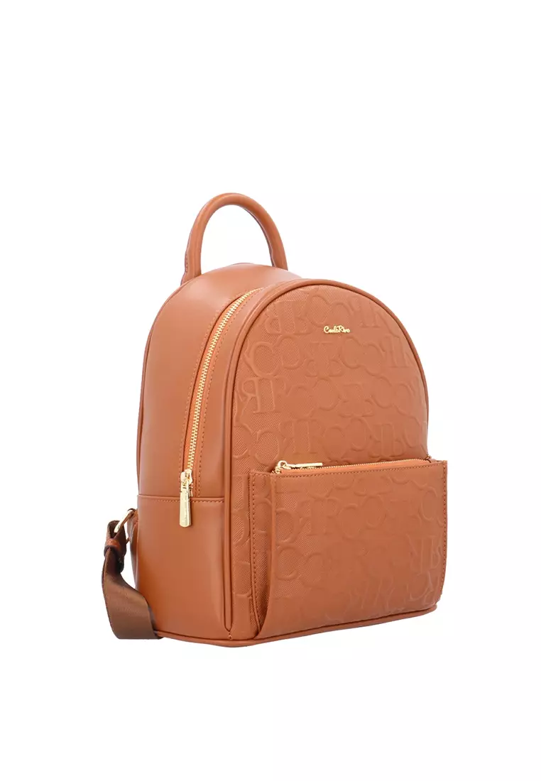 Buy Carlo Rino CR Sienna Backpack - Brown 2026 Online | ZALORA Philippines