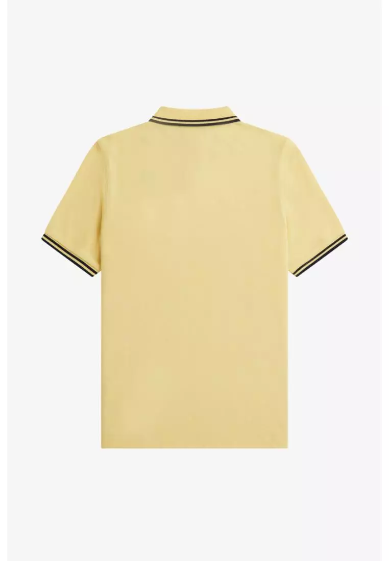 Fred Perry G3600 Twin Tipped Fred Perry Shirt (Champion's Gold / Black / Black)